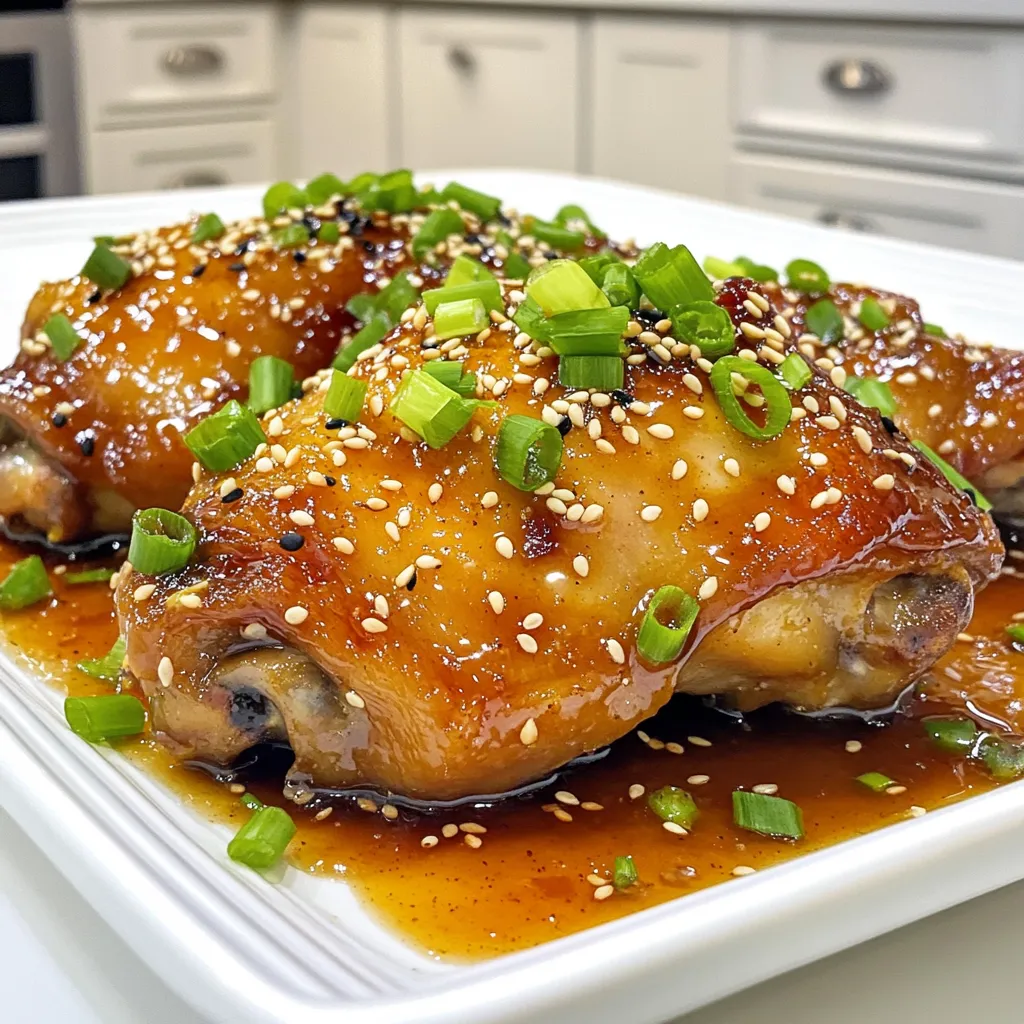 Sticky Sesame Ginger Chicken Thighs Flavor Boost