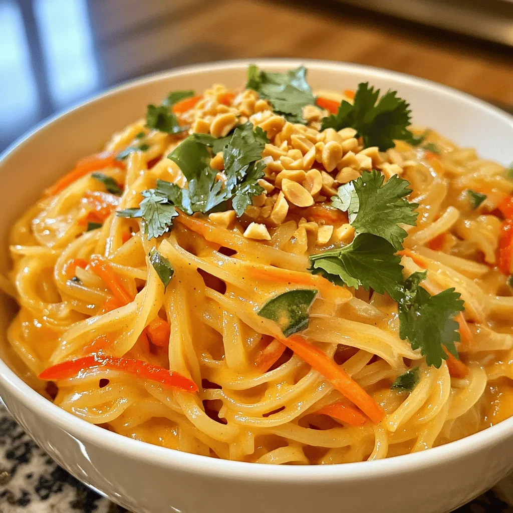 Spicy Thai Peanut Noodles Savory and Easy Recipe