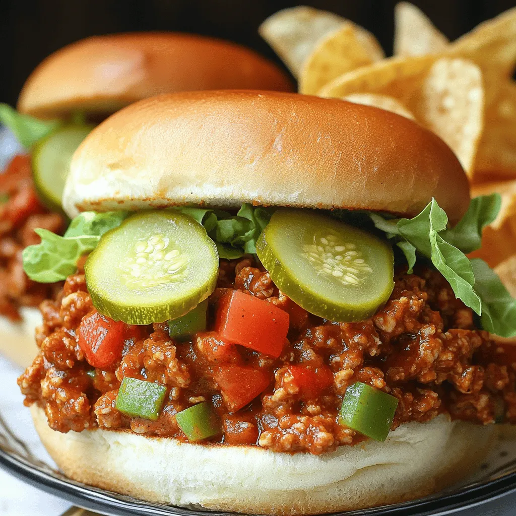 Delicious Cajun Chicken Sloppy Joes Easy Recipe