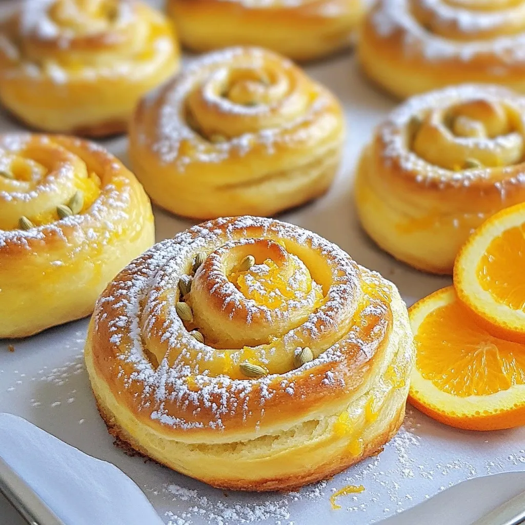 Orange Cardamom Morning Buns Flavorful Breakfast Treat