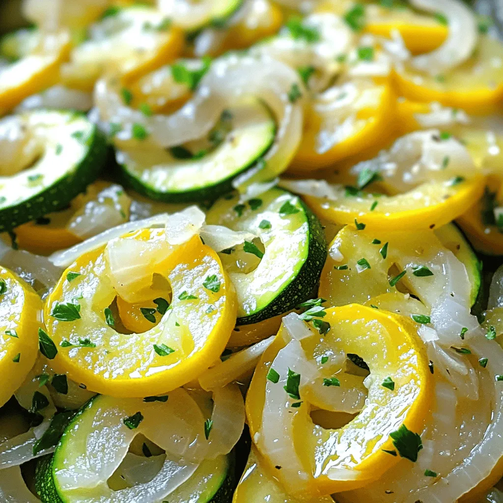 Classic Squash and Onions Flavorful and Simple Dish