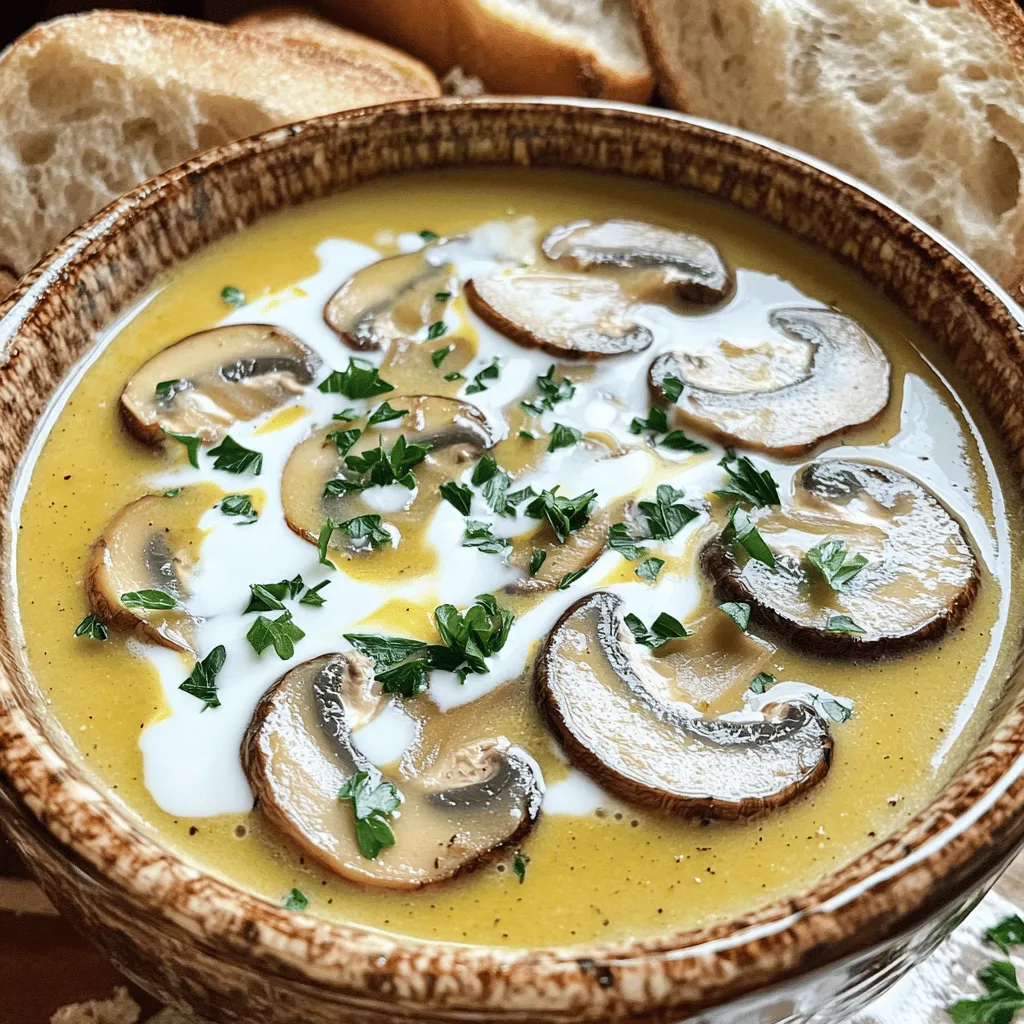 To make homemade cream of mushroom soup, you need fresh ingredients. Start with 1 pound of fresh mushrooms. Cremini and button mushrooms work great. They add rich flavor and texture.