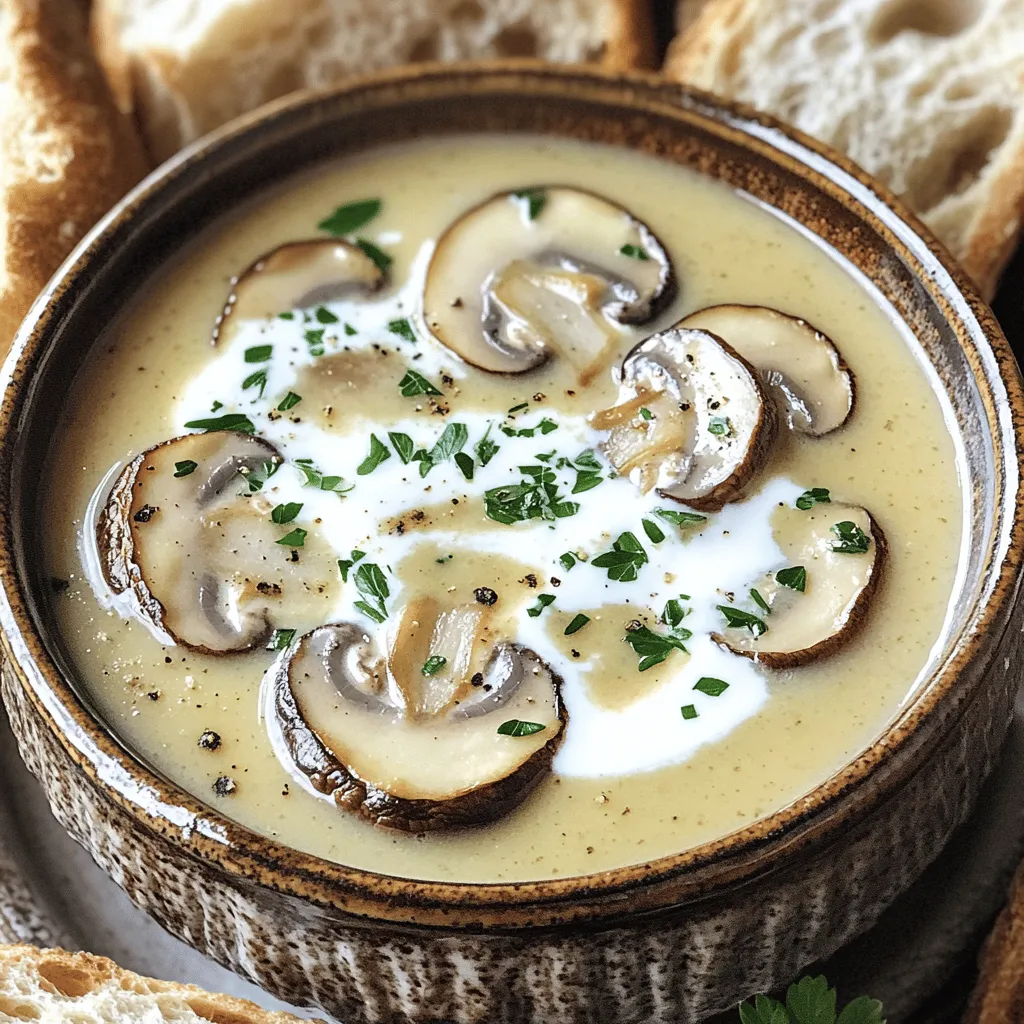 Homemade Condensed Cream of Mushroom Soup Delight