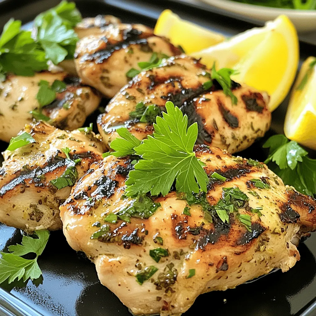 Grilled Lemon Herb Chicken Flavorful Summer Delight