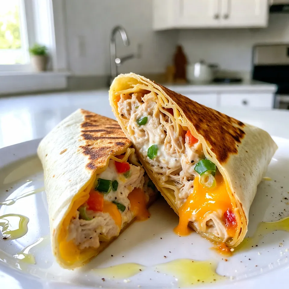 Cheesy Chicken Wraps Flavorful and Easy Meal Idea