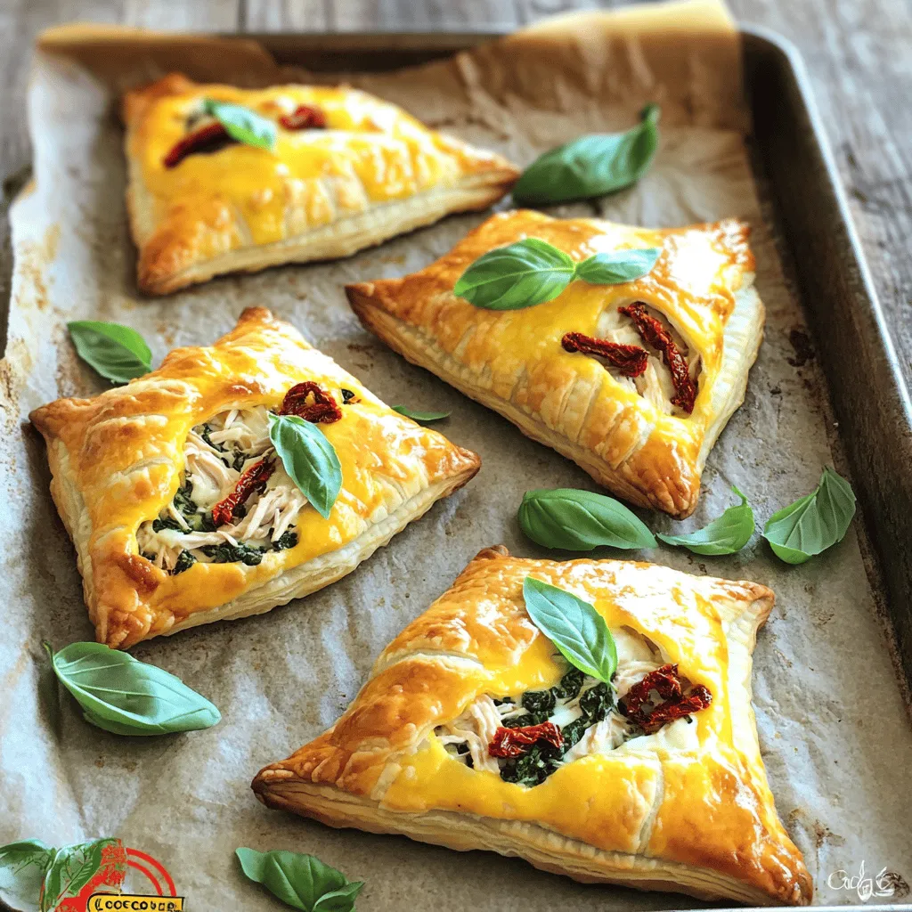 - 2 cups cooked chicken, shredded - 1 cup mozzarella cheese, shredded - 1 cup spinach, chopped - 1/2 cup sun-dried tomatoes, chopped - 1/4 cup cream cheese, softened