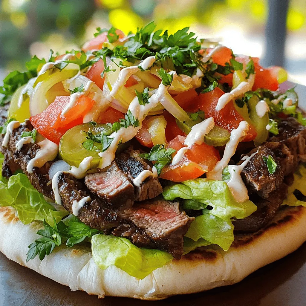 To make a great Beef Shawarma Supreme Sandwich, start with the right beef. I recommend using beef sirloin. It has a nice balance of flavor and tenderness. Thin slices allow the meat to cook quickly and absorb spices well.