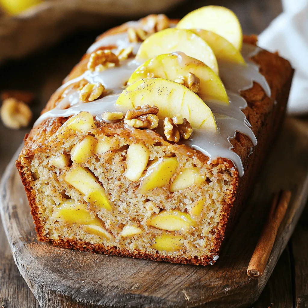 Glazed Apple Cinnamon Bread Delightful and Easy Recipe