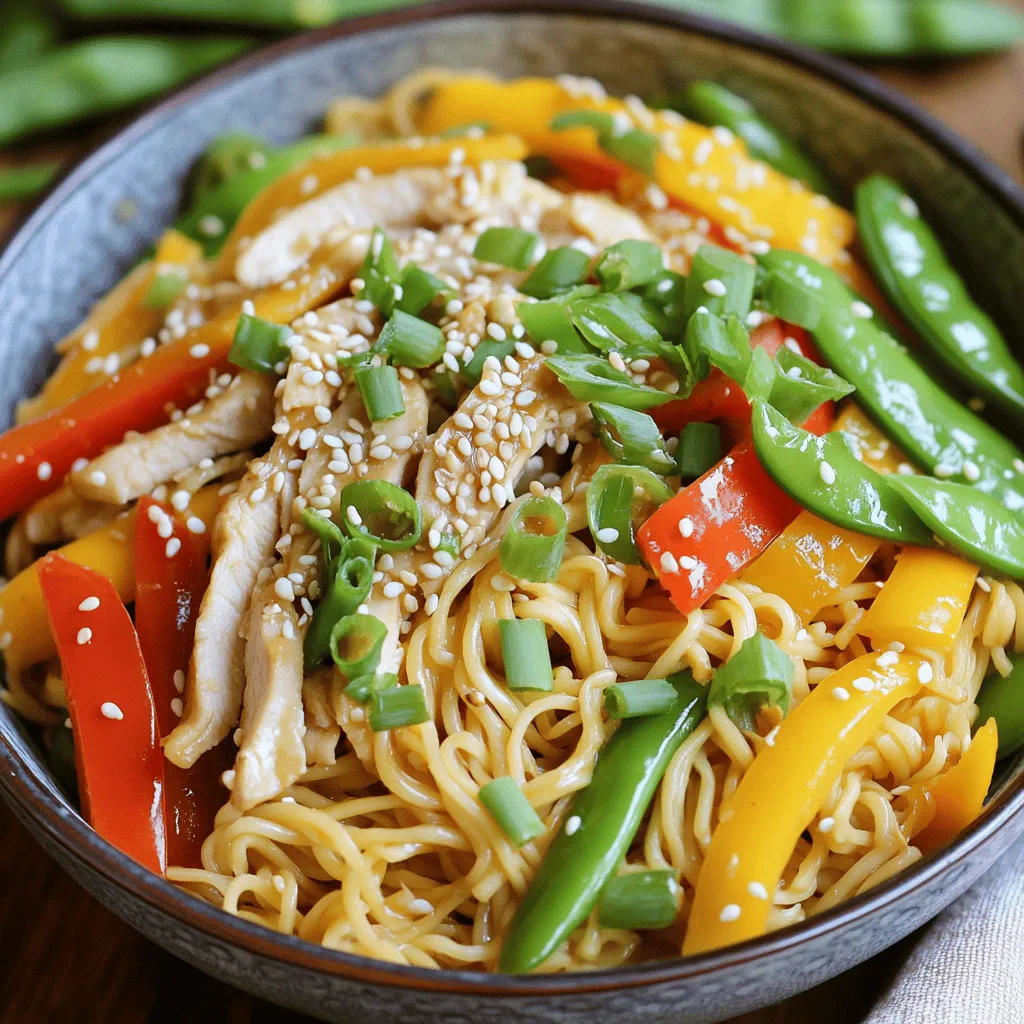 15-Minute Chicken Stir Fry Noodles Quick and Tasty Meal