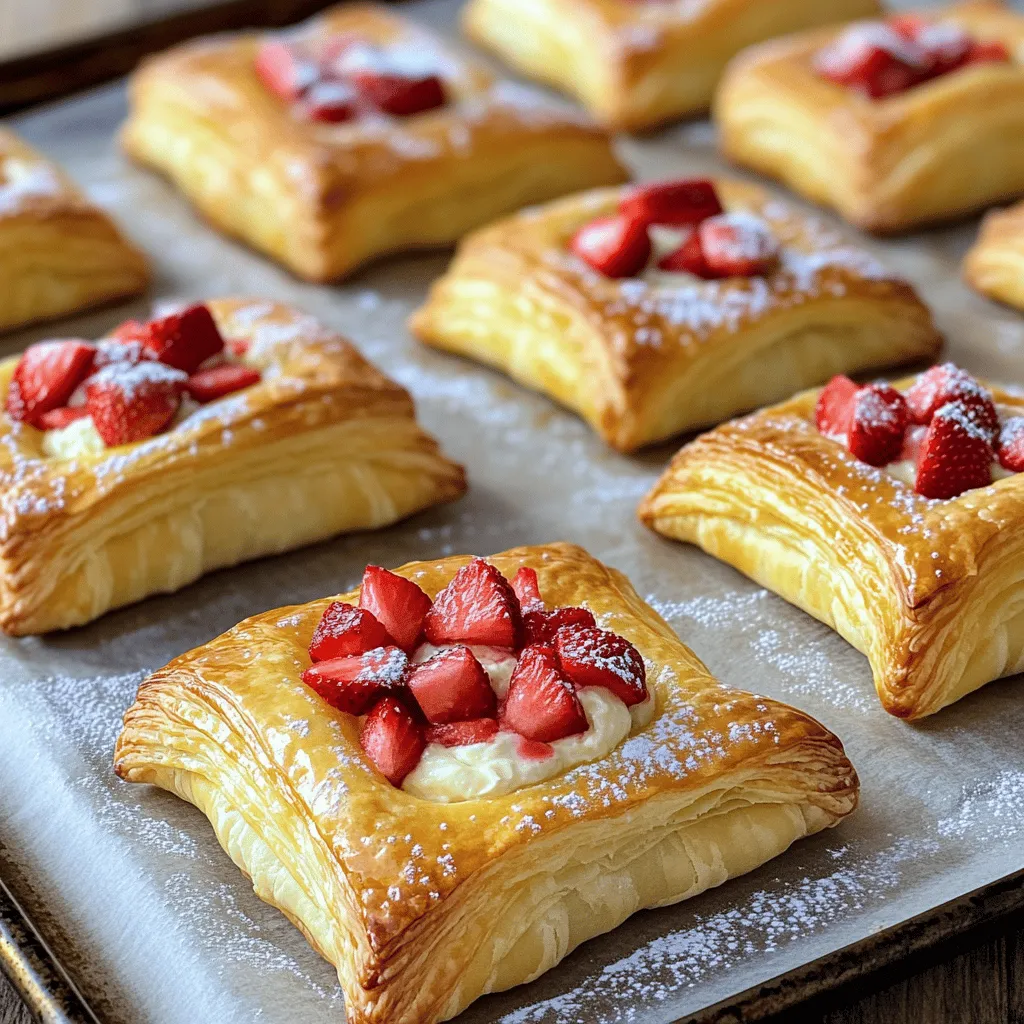 Easy Strawberry Cream Cheese Danish Delightful Treat