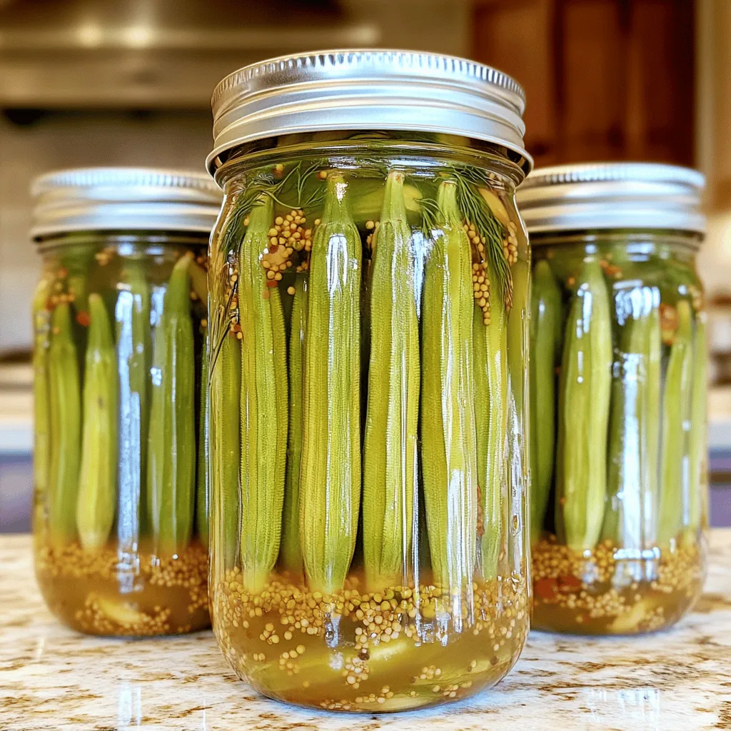 Southern Pickled Okra Simple and Flavorful Recipe