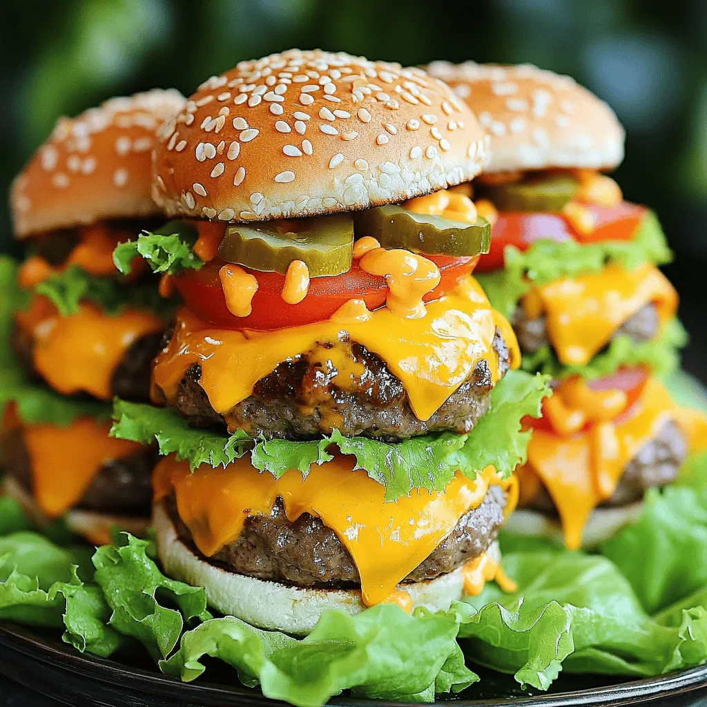 Best Recipe for Mini Big Mac Cheeseburgers Delight