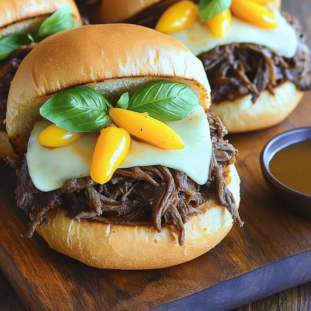 Crockpot Italian Beef Sandwich Simple and Satisfying