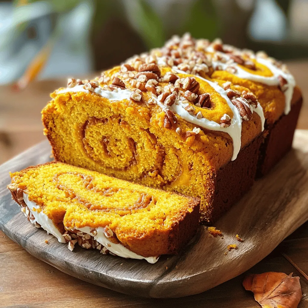 Pumpkin Cream Cheese Swirl Bread Irresistible Delight