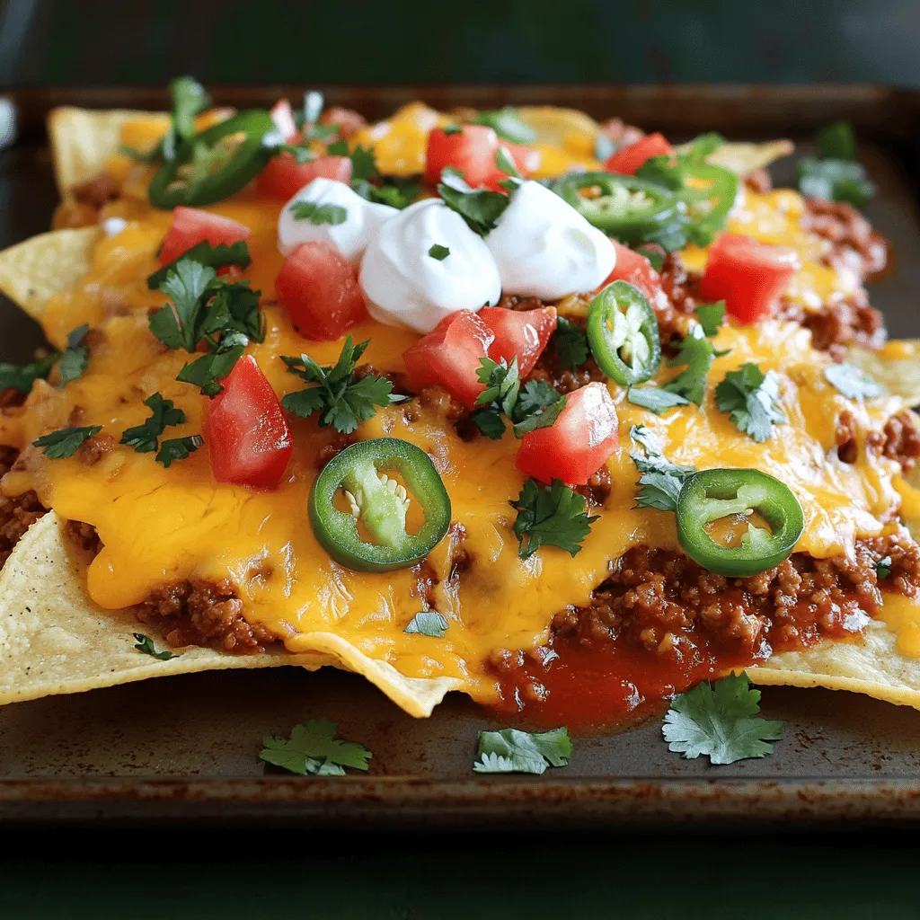 Sloppy Joe Nachos Flavorful and Fun Snack Idea