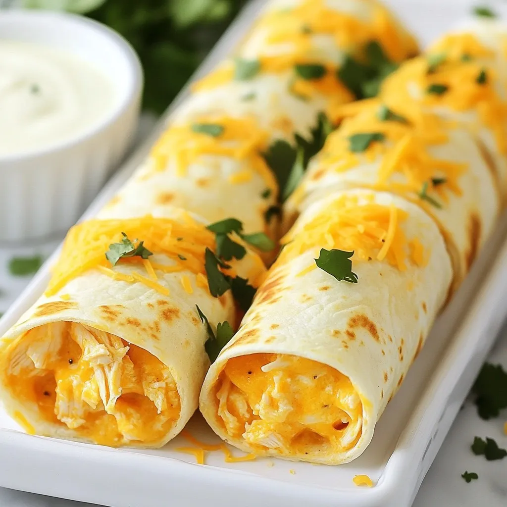 Savory Buffalo Chicken Dip Roll-Ups for Parties