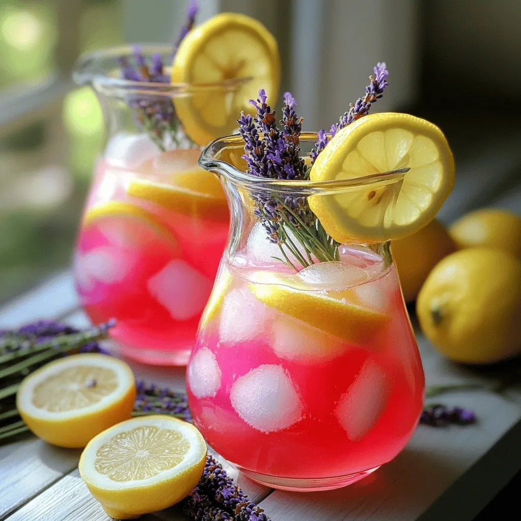 Pink Lavender Lemonade Refreshing and Easy Recipe