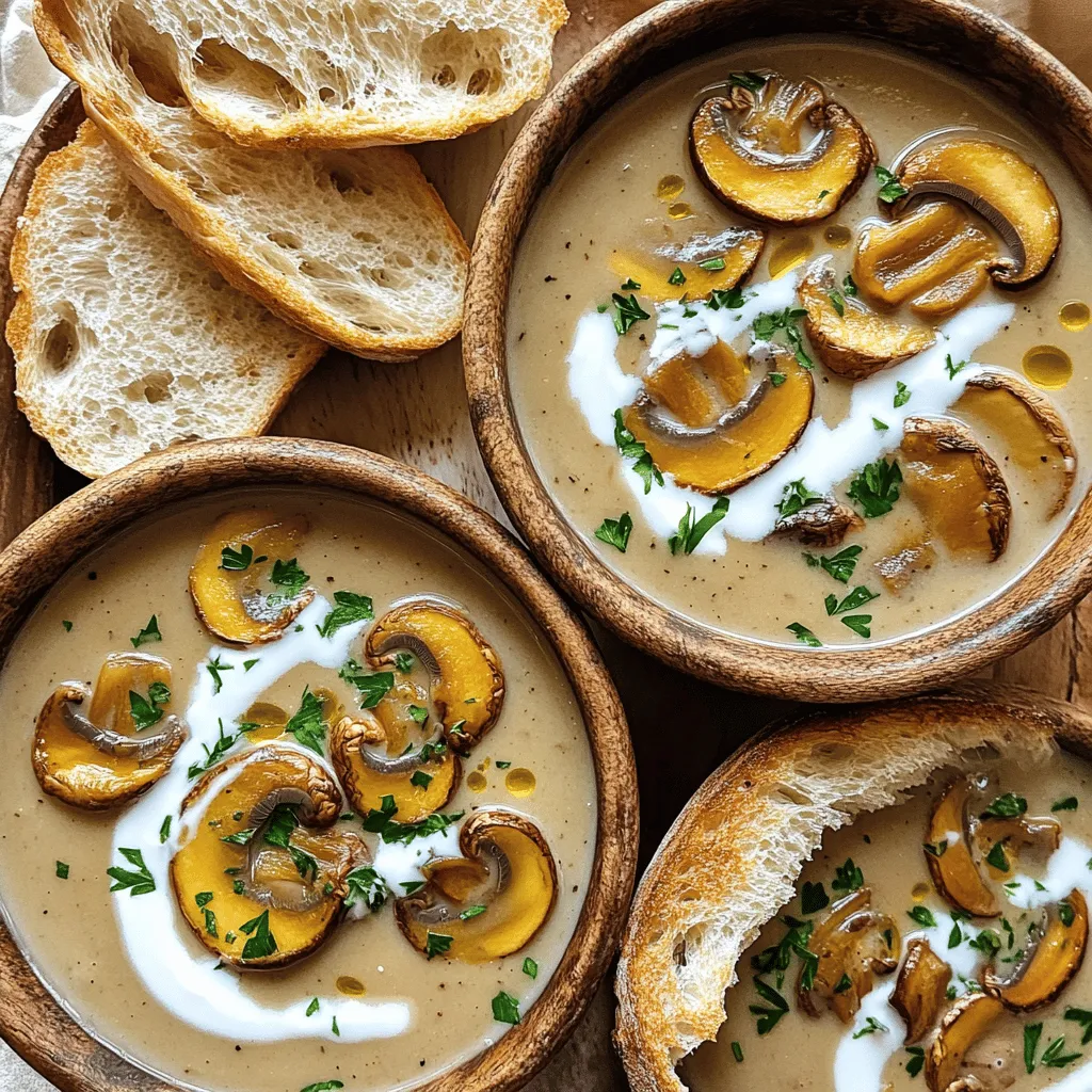 Cream of Mushroom Soup Simple and Flavorful Recipe