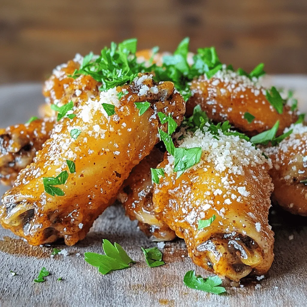 Hot truffle garlic parm wings are a bold dish that brings great flavor. They feature crispy chicken wings tossed in a rich sauce. This sauce combines truffle oil, garlic, and Parmesan cheese. The result is a tasty treat that satisfies any craving.