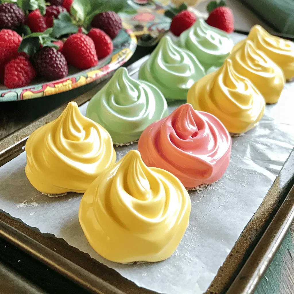 To make easy jello meringue cookies, you need just a few simple ingredients. The main ones are three large egg whites and a quarter teaspoon of cream of tartar. The cream of tartar helps stabilize the egg whites, giving your meringue the right texture. You will also need half a cup of granulated sugar to sweeten the cookies.