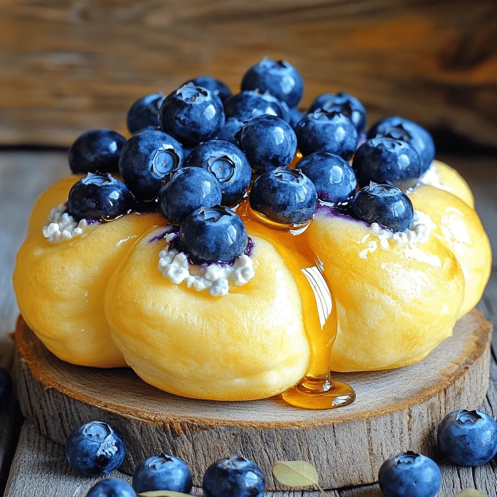 Blueberry Cottage Cheese Cloud Bread Recipe Delight