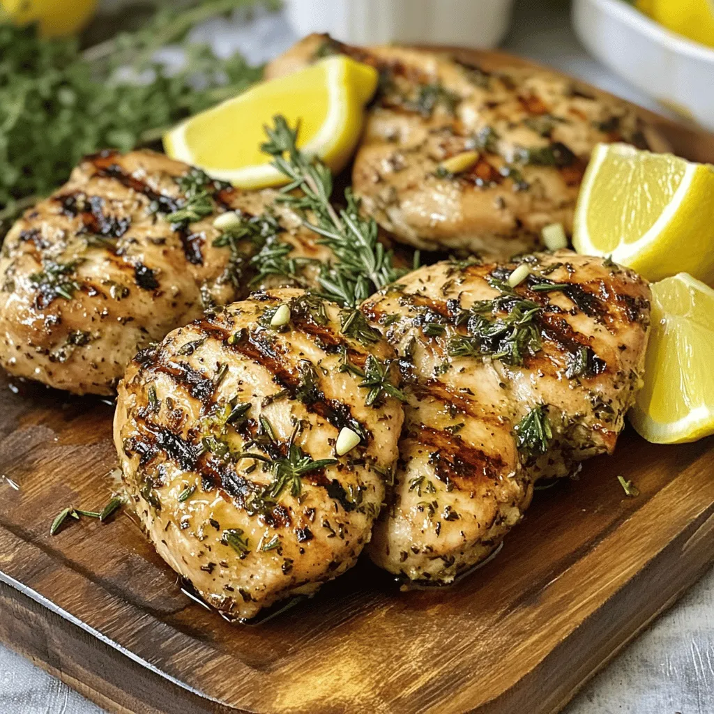 Garlic Herb Grilled Chicken Juicy and Flavorful Meal