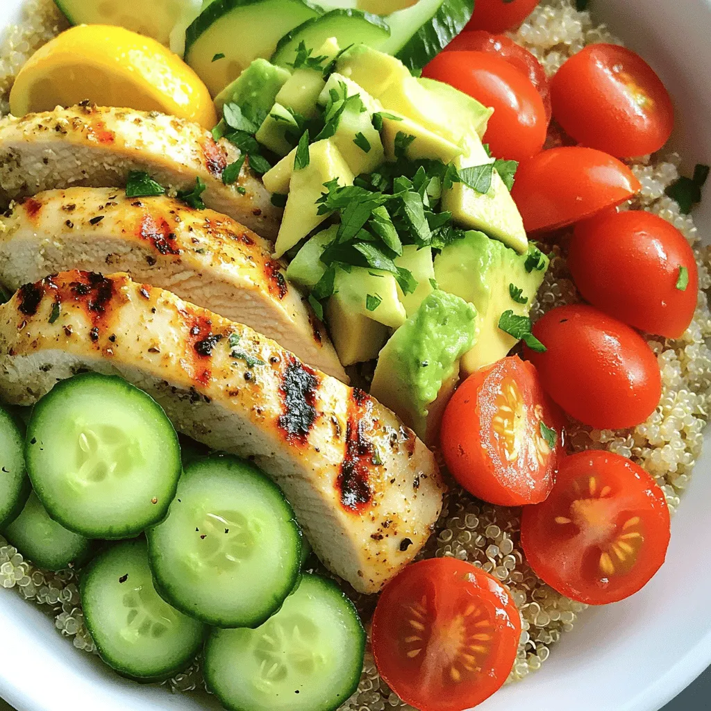 Zesty Lemon Herb Chicken Bowls Flavorful and Fresh
