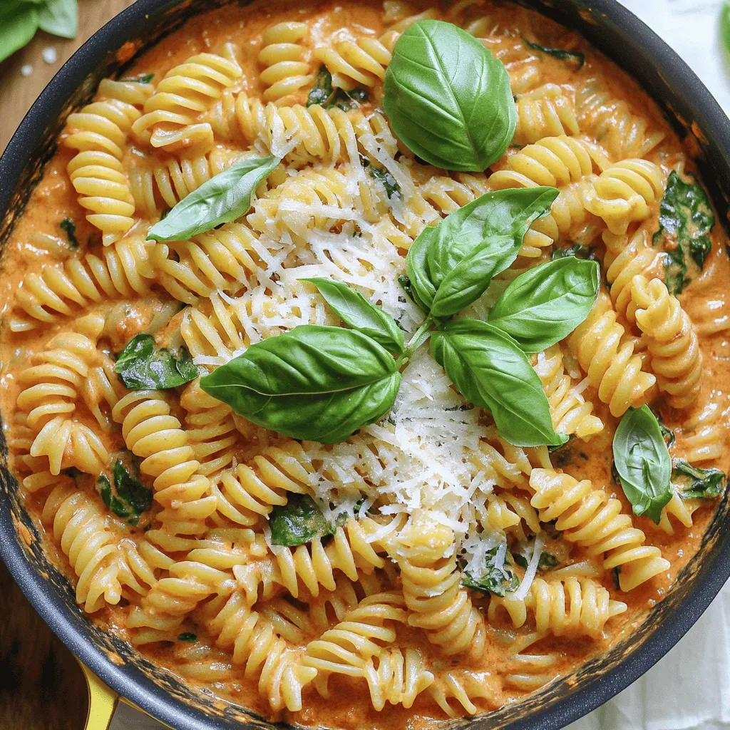 One Pan Creamy Tomato Pasta Simple and Filling Dish