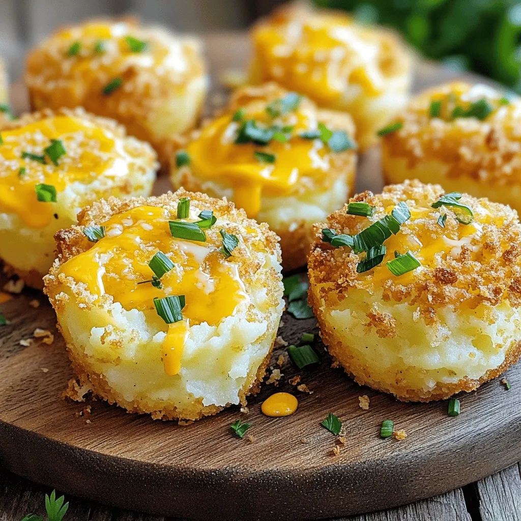 Cheesy Mashed Potato Muffins Savory and Easy Treat