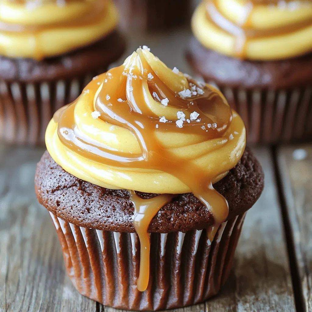 To make the best caramel cupcakes, you need simple ingredients. Here’s what you will need:
