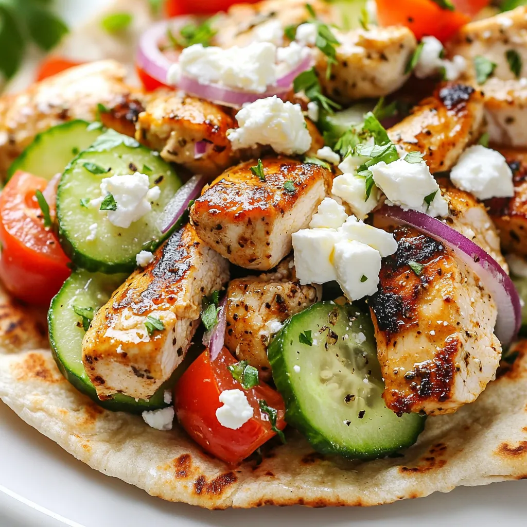 High Protein Chicken Gyros Flavorful and Nutritious Meal
