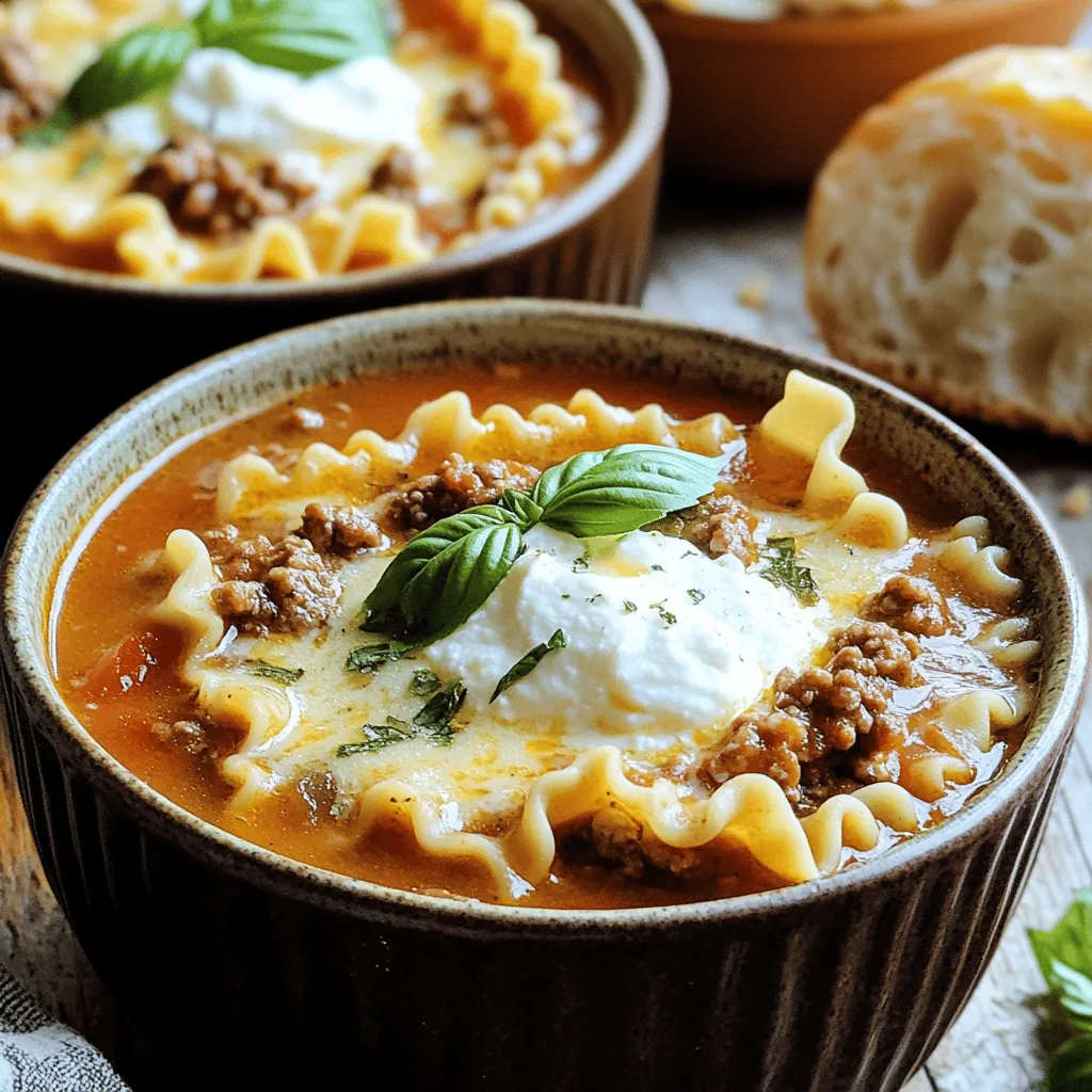 Lasagna Soup Flavorful Comfort in a Bowl
