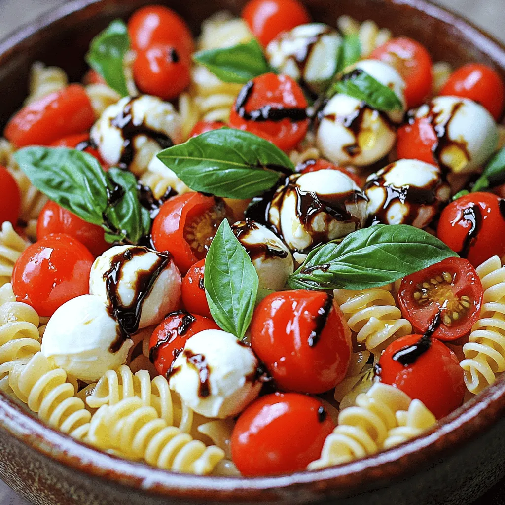Caprese Pasta Salad Flavorful and Fresh Recipe