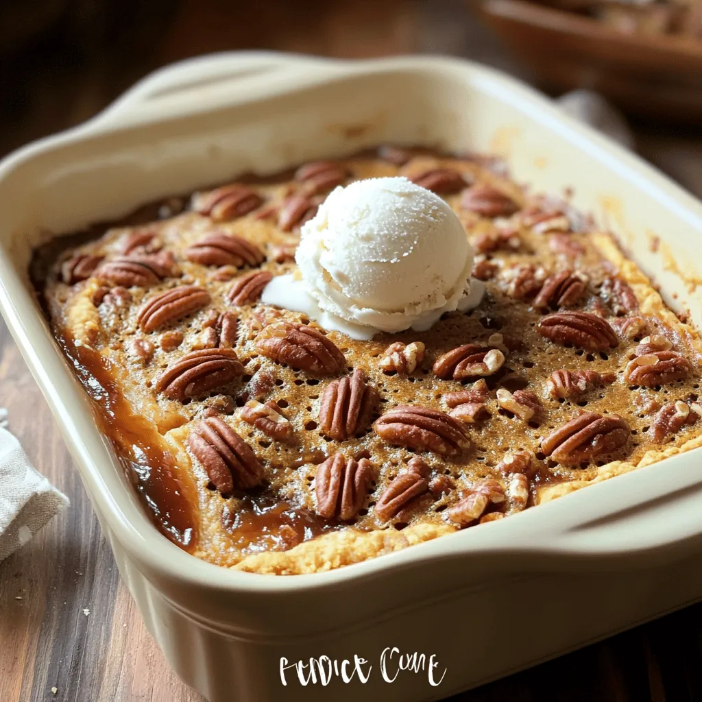 Easy Pecan Pie Dump Cake Simple and Tasty Recipe