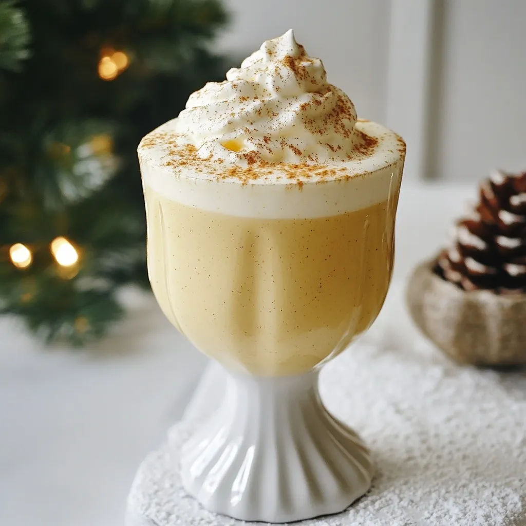 Classic Holiday Eggnog Festive and Creamy Delight