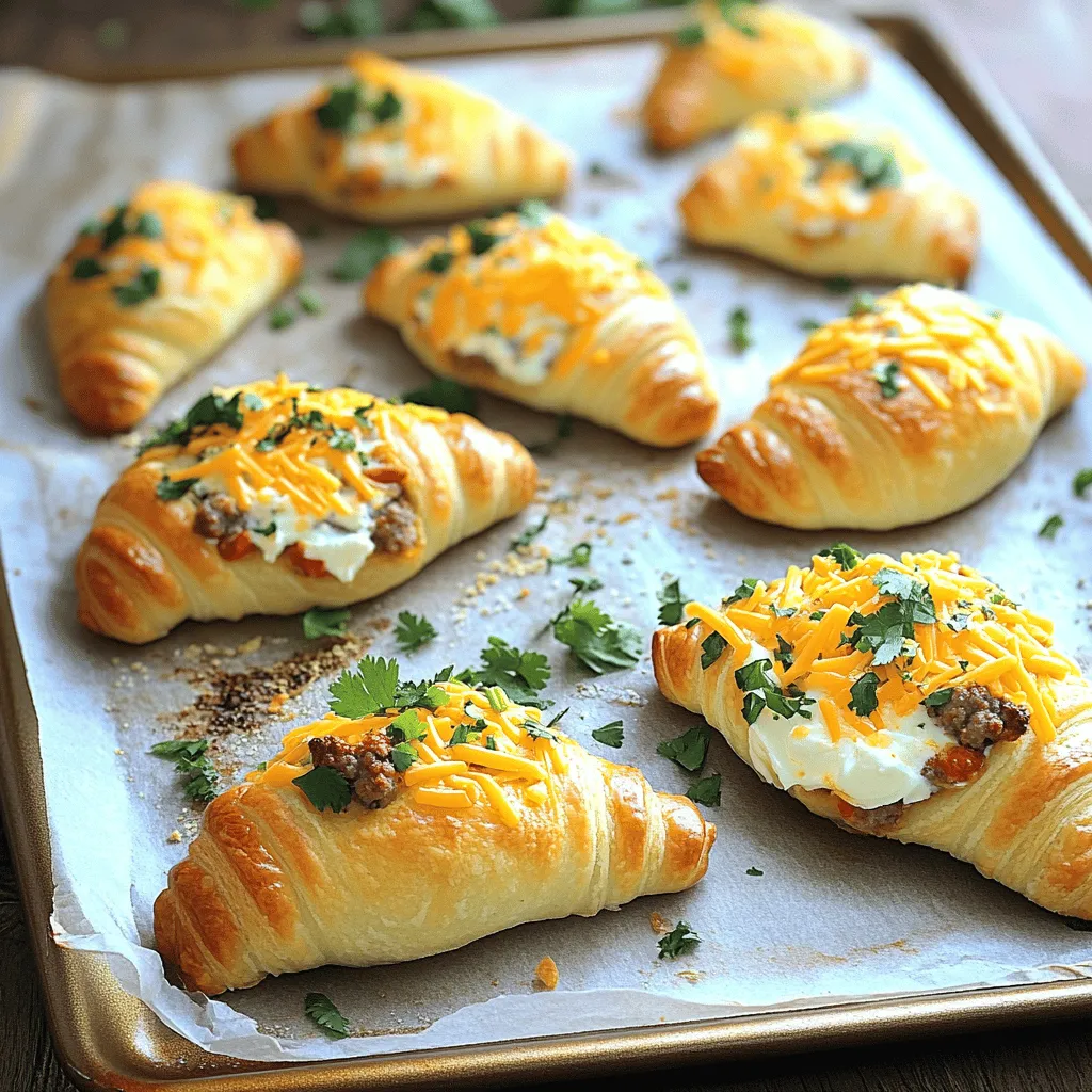 Savory Rotel Sausage &#038; Cream Cheese Crescents Recipe