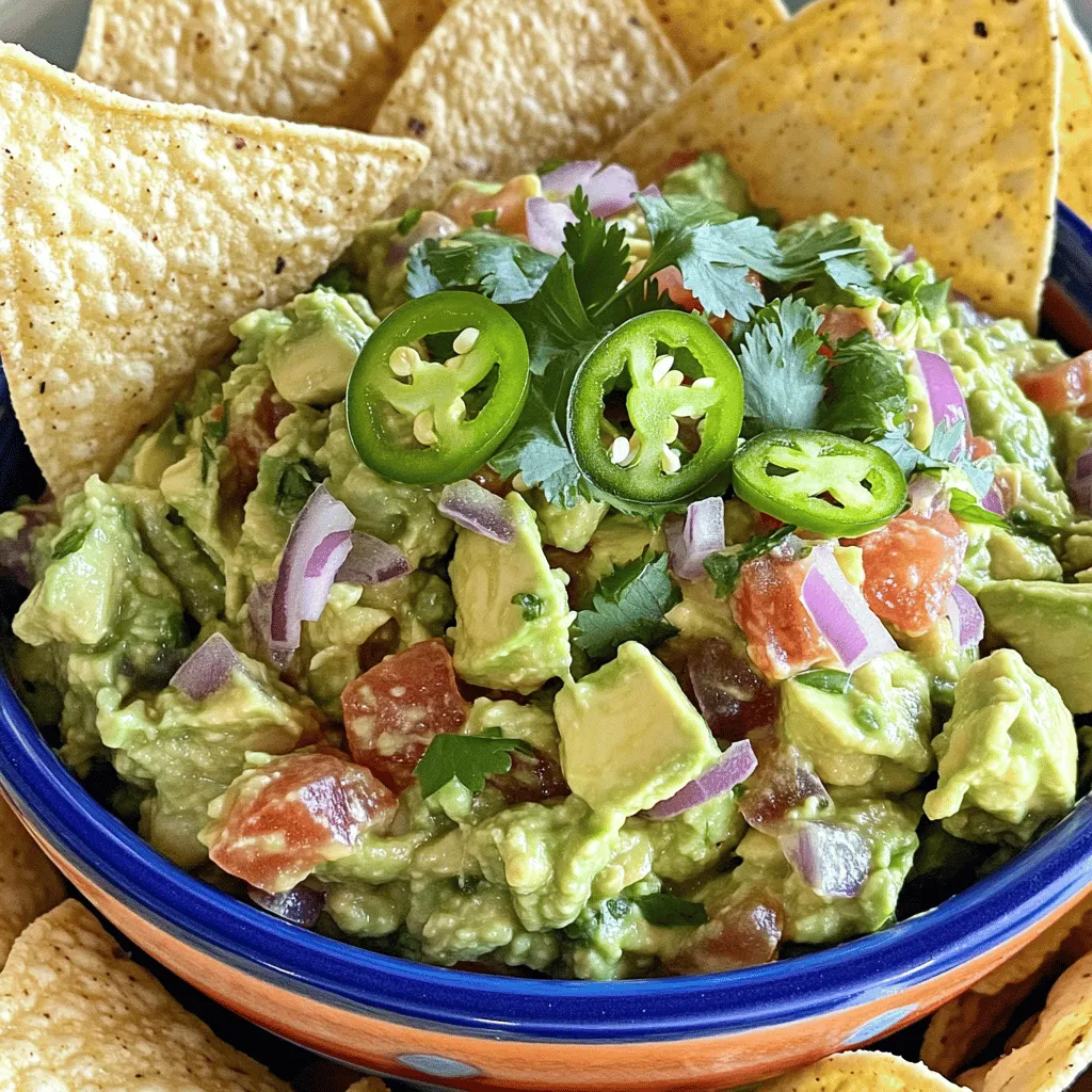Homemade Guacamole Fresh and Flavorful Delight