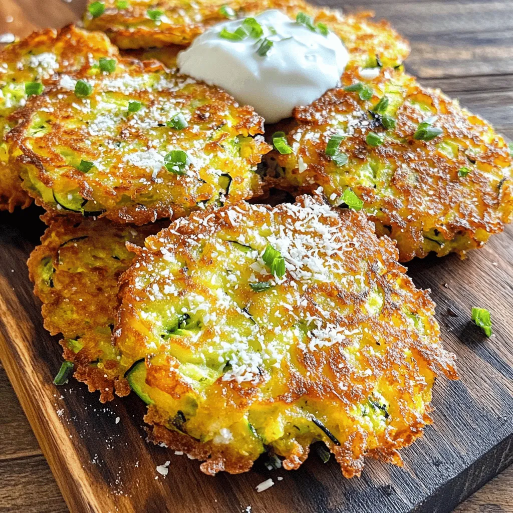Crispy Parmesan Zucchini Fritters Quick and Tasty Snack