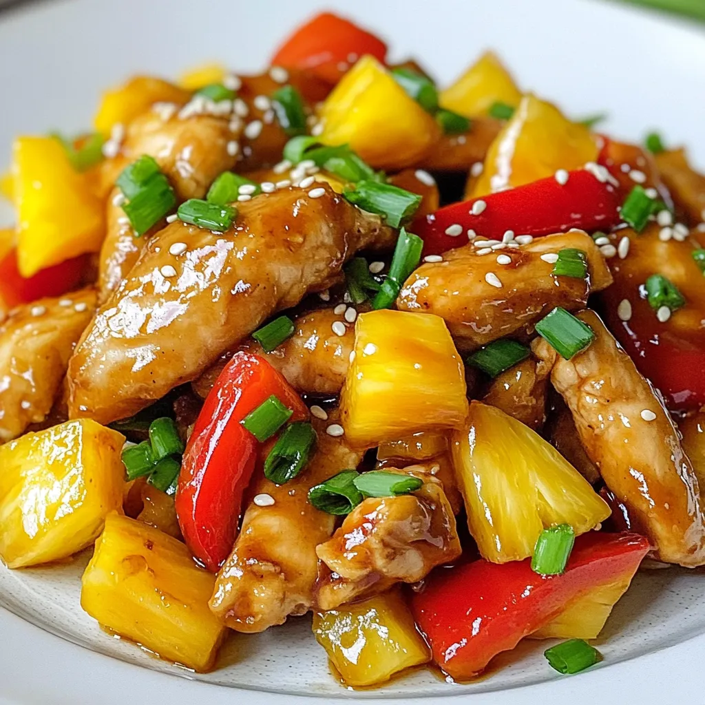Pineapple Chicken Stir Fry Flavorful and Simple Recipe