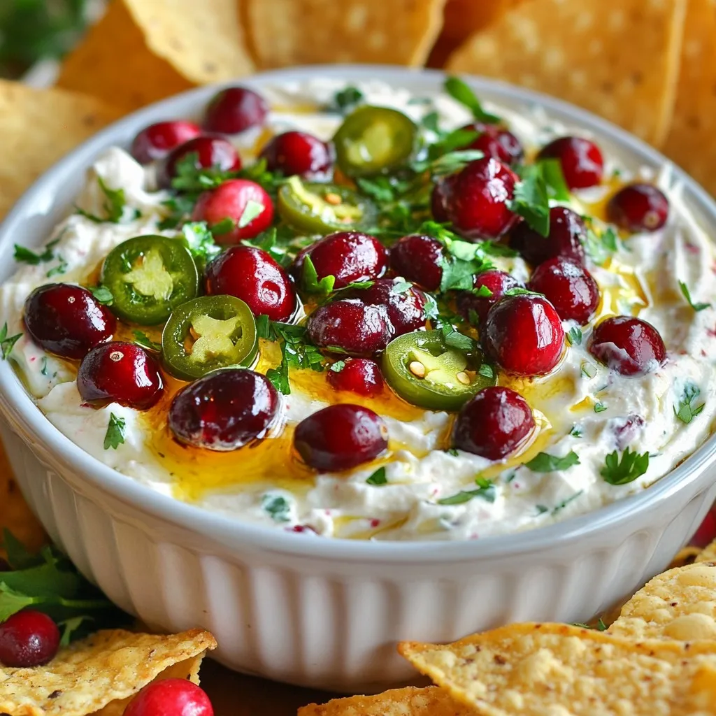 Sweet &#038; Spicy Cranberry Jalapeño Dip Delight