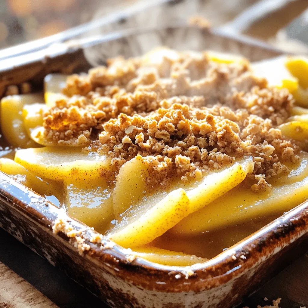 Warm Spiced Pear Crisp Perfectly Cozy Dessert Recipe