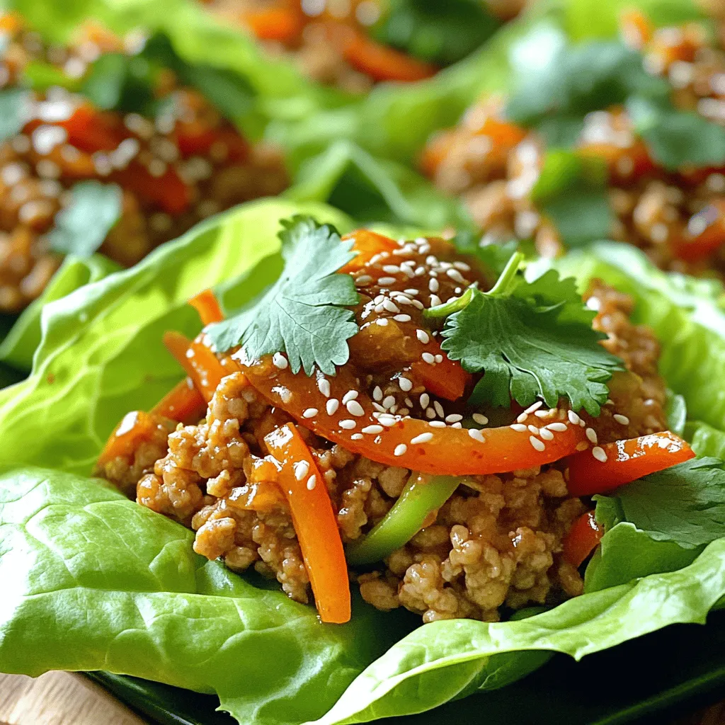 Gochujang Chicken Lettuce Wraps Easy Flavorful Meal