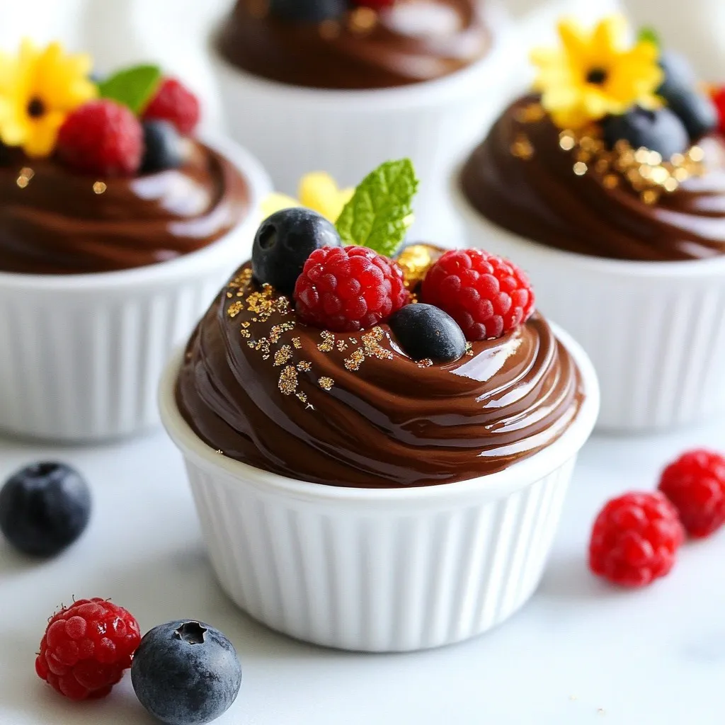 Christmas Chocolate Mousse Cups Festive and Decadent