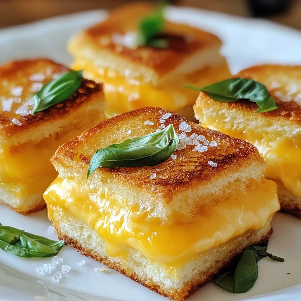 Hawaiian Roll Grilled Cheese Sliders Tasty and Quick Meal