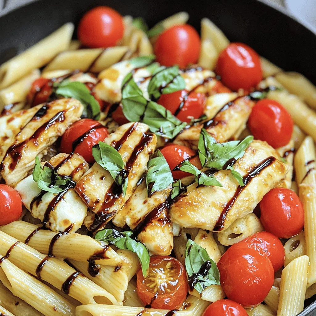 Delicious Bruschetta Chicken Pasta Flavorful Dinner Idea