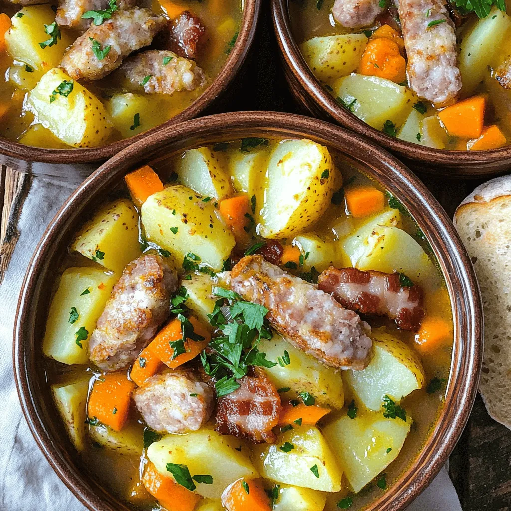 Slow Cooker Irish Dublin Coddle Comfort Food Delight
