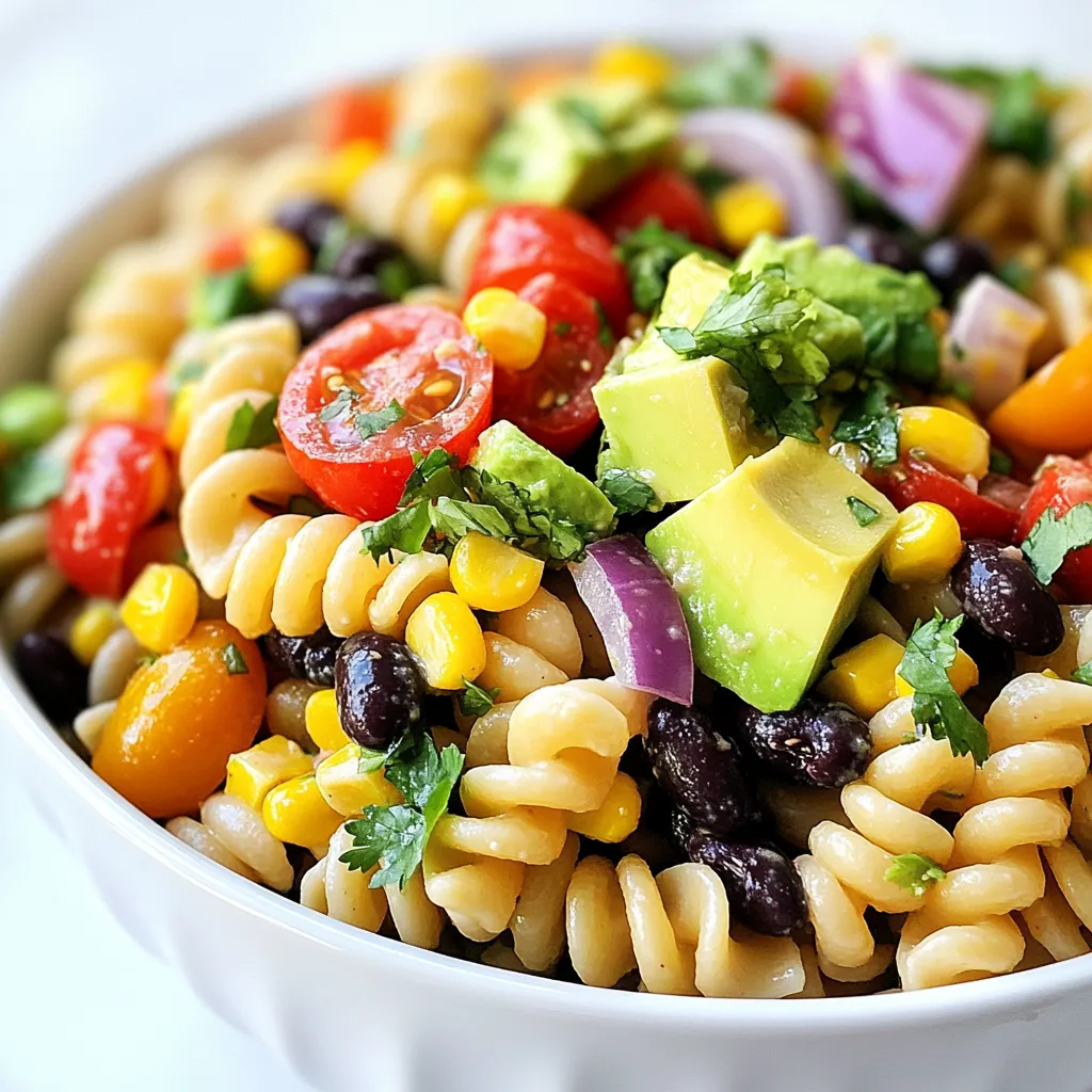 Cowboy Caviar Pasta Salad Fresh and Flavorful Recipe