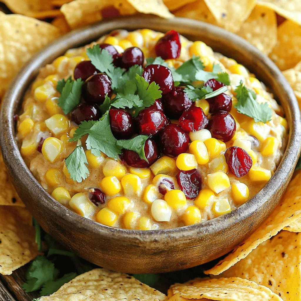 Cherry Chipotle Street Corn Dip Flavorful and Fun Dish