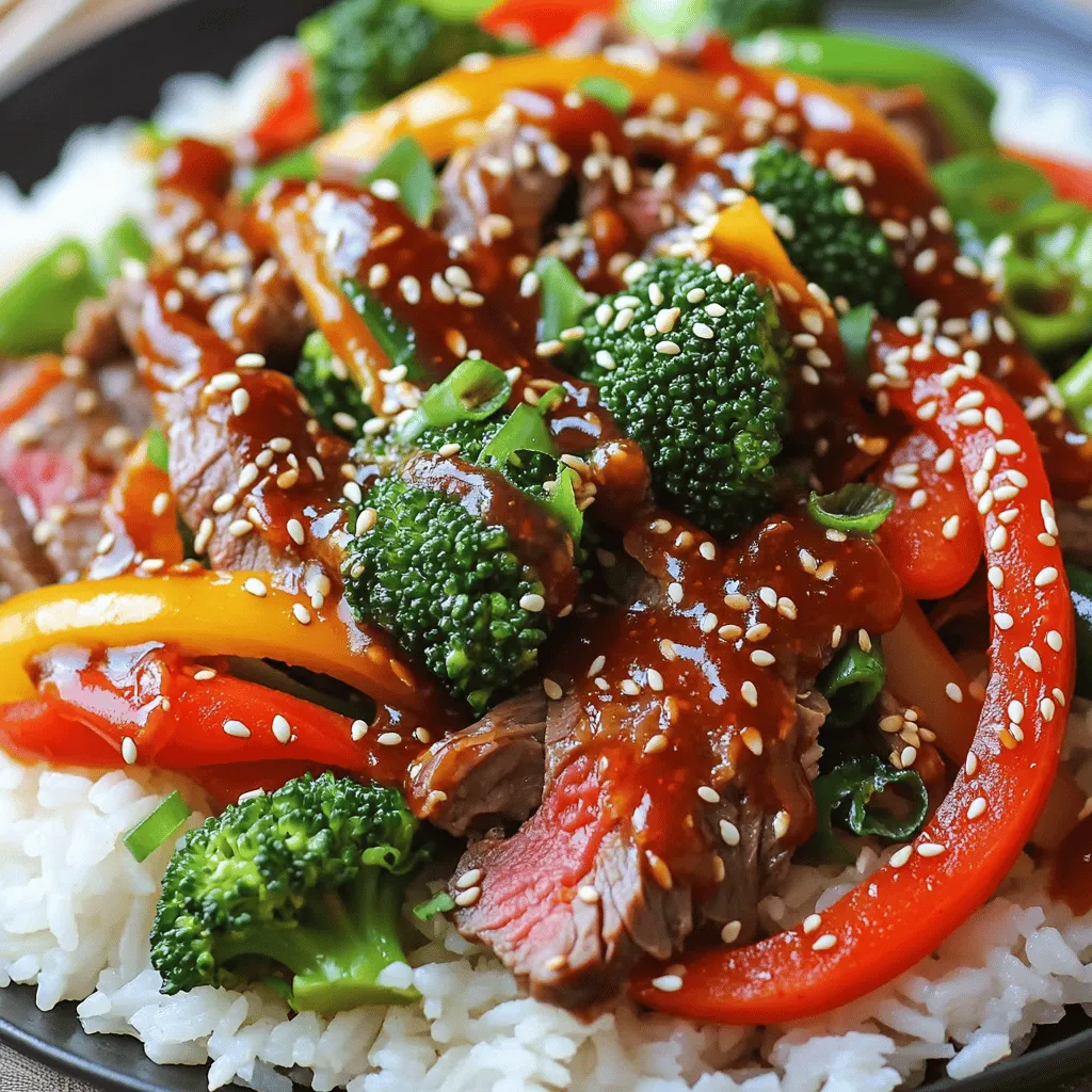 Minute Spicy Gochujang Beef Stir-Fry Quick Recipe