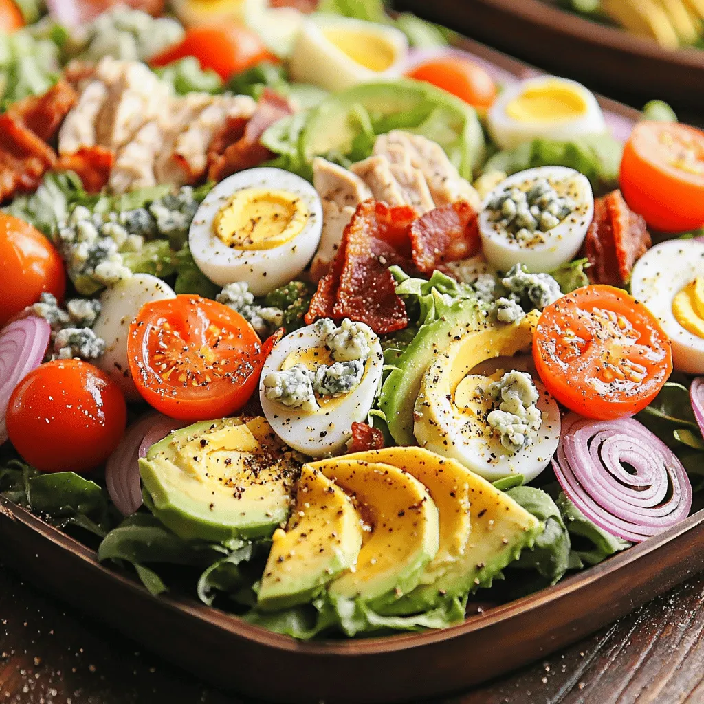 Classic Cobb Salad Flavorful and Nutrient-Packed Dish